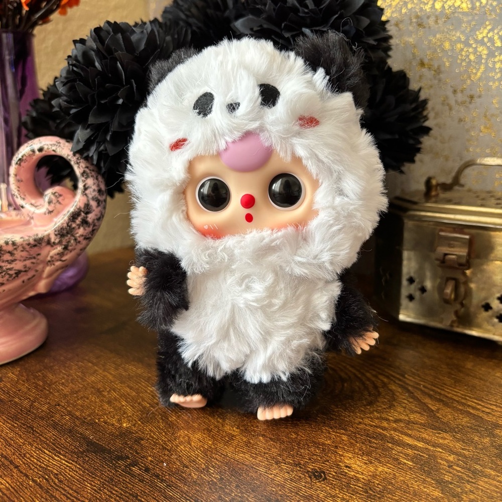Baby Three Big Cute Plush Pendant Blind Box Confirmed PANDA